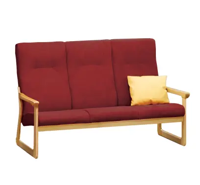 BE - 3 trojkřeslo, koženka HOLY CE 2 - koženka malinová